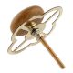 Brown Stone Flat Cabinet Knob